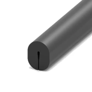 Osłona krawędzi PVC 1–1,5 mm 1015, czarna, wciskana, metr bieżący