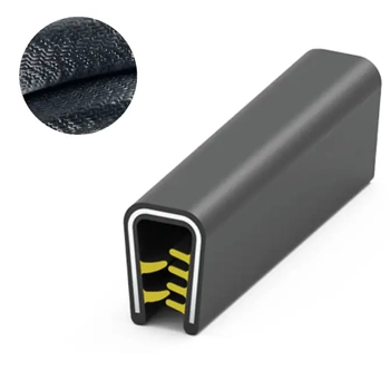 Osłona krawędzi EPDM 1,5–4 mm 540, czarna, wciskana, metr bieżący