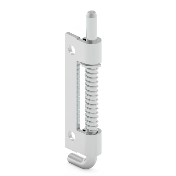 Zawias sprężynowy stalowy 30x84 mm lewy, do szaf przemysłowych