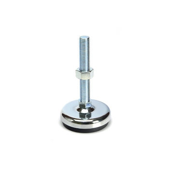 Stopka poziomująca stała Ø40 mm, śruba M10x70, do 200 kg, stal chromowana