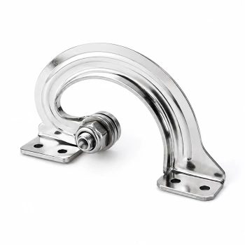 Zawias wewnętrzny nierdzewny 28,5x107 mm, zagięcie drzwi 25 mm, otwory ⌀7 mm, INOX