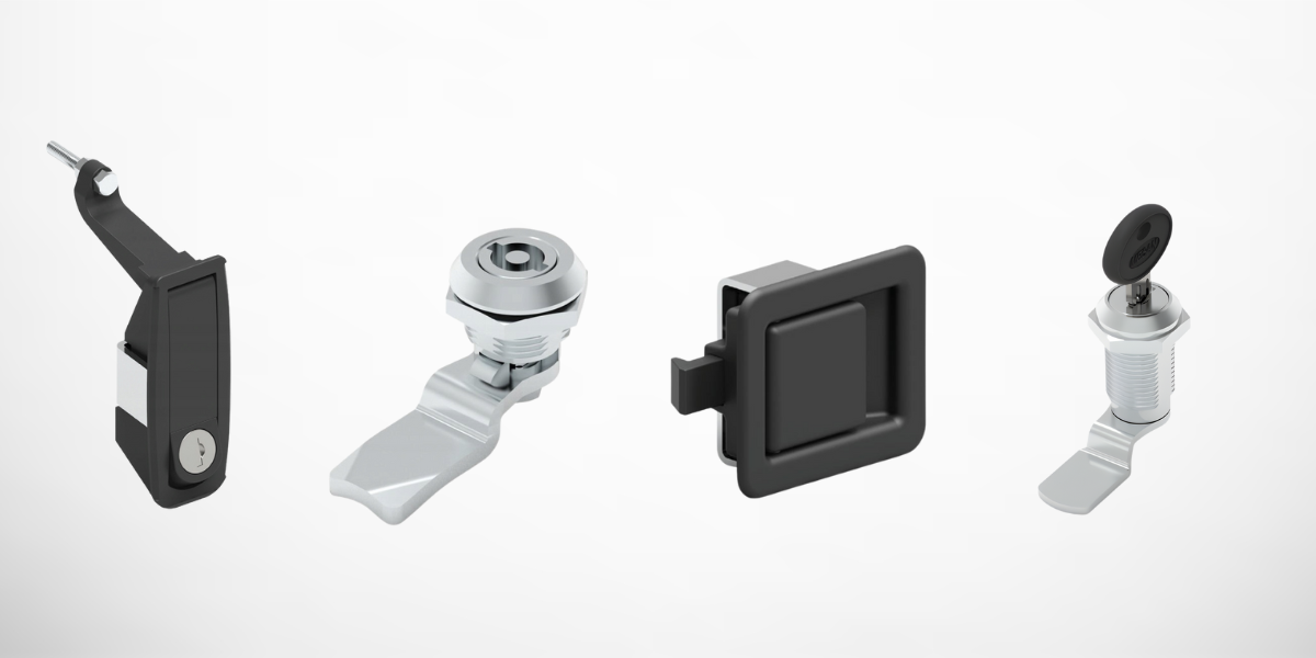 Zamki przemysłowe w obudowie technicznej