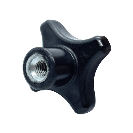 Pokrętło przelotowe czteroramienne 60mm otwór M12