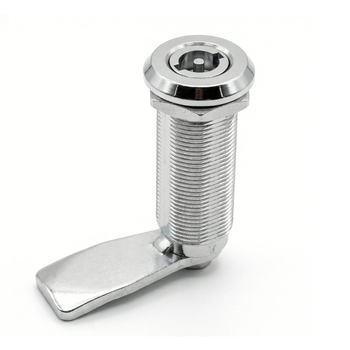 Zamek chromowany dwuskrzydłowy 3 mm, do drzwi o grubości 50 mm