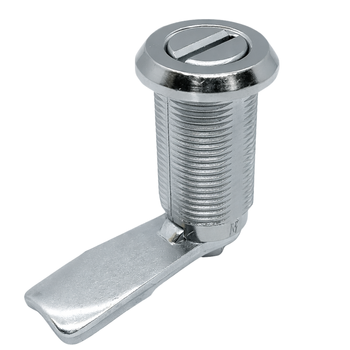 Zamek przemysłowy z nacięciem 2 mm, gwint 40 mm, do paneli