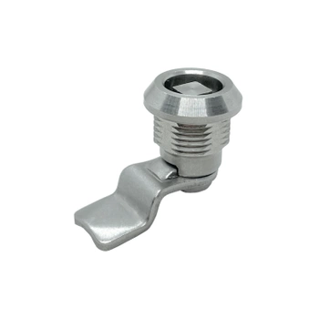 Zamek przemysłowy mini ćwierćobrotowy kwadratowy 6mm INOX