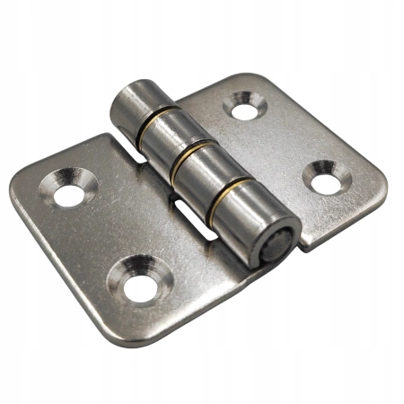 Zawias skrzydełkowy nierdzewny A=36 B=48, 4-otworowy, INOX