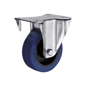 Koło stałe do 100kg miękka guma 80mm płyta