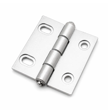 Zawias skrzydełkowy aluminiowy A=47 B=48, chromowany, 4-otwory, regulacja