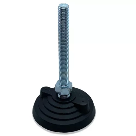 Stopka wahliwa z kotwieniem 110 mm poliamid, sworzeń M12x100 stal