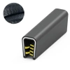 Osłona krawędzi EPDM 1,5–4 mm 540, czarna, wciskana, metr bieżący