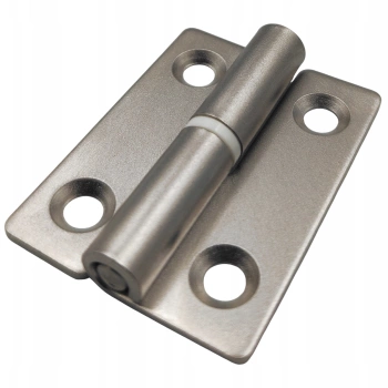 Zawias skrzydełkowy nierdzewny A=36,4 B=50, podnoszony, 4-otworowy, INOX PRAWY