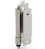 Zawias wewnętrzny nierdzewny 32,5x65 mm, zagięcie drzwi 20 mm, otwory ⌀6 mm/⌀5 mm, INOX
