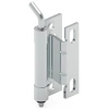 Zawias wewnętrzny stalowy 32,5x65 mm, zagięcie drzwi 24 mm, ocynk, otwory ⌀6,5 mm