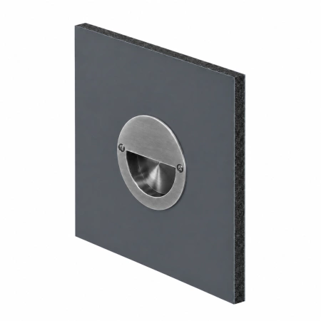 Uchwyt wpuszczany 120x40mm stal nierdzewna INOX