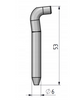 Zawias narożny metalowy 19x30 mm na panel 1-1,2mm, ZnAl