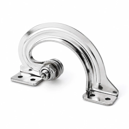 Zawias momentowy wewnętrzny 95,5x53,5 mm stal nierdzewna regulowany INOX