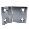 Zawias skrzydełkowy metalowy A=90 B=60, chromowany, 4-otwory, ZnAl