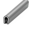 Osłona krawędzi PVC 1–2 mm 504, szara, wciskana, metr bieżący