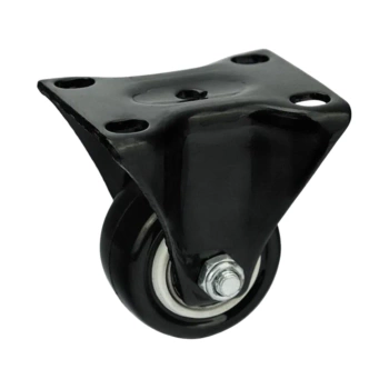 Koło stałe do 40 kg PVC 50 mm czarny bieżnik