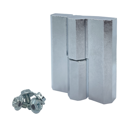 Zawias płaski 50x64mm 4 otwory podnoszony PRAWY