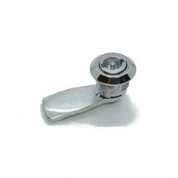 Zamek ćwierćobrotowy dwuskrzydłowy 3 mm, chromowany, korpus 18,5 mm, IP65