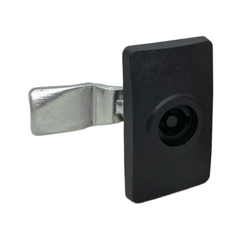 Zamek przemysłowy z panelem dwuskrzydłowy 5mm poliamid ćwierćobrotowy