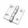 Zawias skrzydełkowy aluminiowy A=47 B=48, chromowany, 4-otwory, regulacja 