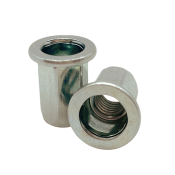 Nitonakrętka nierdzewna 6-kątna M8 płaski łeb 50 sztuk INOX