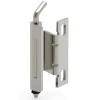 Zawias wewnętrzny nierdzewny 32,5x60 mm, zagięcie drzwi 20 mm, otwory ⌀6,5x12 mm, INOX