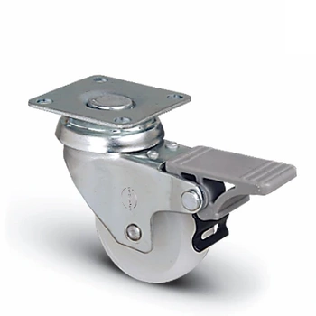 Koło obrotowe do 55kg poliamid 75mm płyta hamulec