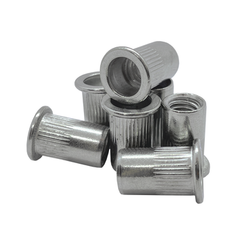 Nitonakrętka nierdzewna walcowa M6 płaski łeb 1000 sztuk INOX