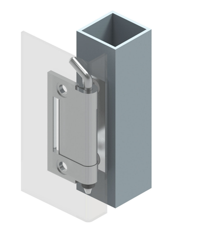 Zawias wewnętrzny 32,5x65mm zagięcie 20mm stal