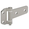 Zawias skrzydełkowy nierdzewny A=140 B=63, 4-otworowy, INOX