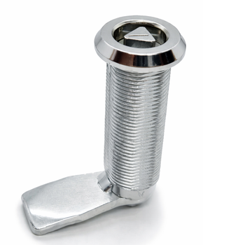 Zamek chromowany na trójkąt 9 mm, do drzwi o grubości 50 mm