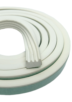 Uszczelka przylepna EPDM biała typ E 15x8mm METR BIEŻĄCY