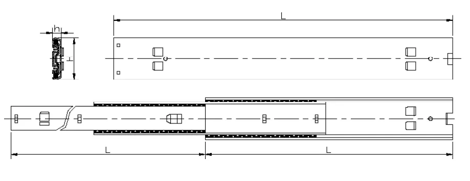 Prowadnica teleskopowa stalowa przemysłowa 45 × 400 mm – komplet 2 szt pol_pl_Prowadnica-teleskopowa-stalowa-przemyslowa-45-x-400-mm-komplet-2-szt-1878_1
