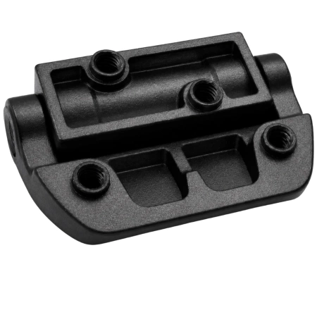 Zawias skrzydełkowy metalowy A=60 B=60 l=36, chromowany, 4-otwory, ZnAl
