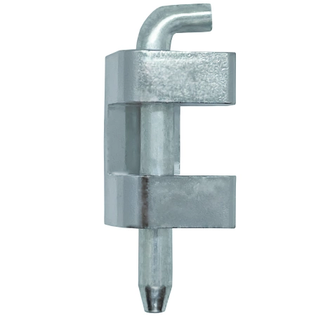 Zawias narożny 19x30, na panel 1,5-2 mm, chromowany, pręcik, ZnAl