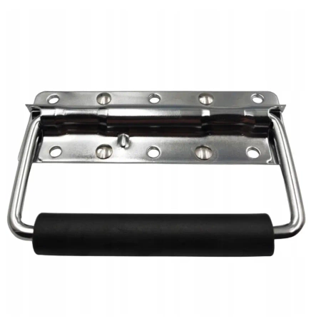 Uchwyt przemysłowy kontenerowy składany 122x74 mm stalowy, do skrzyń