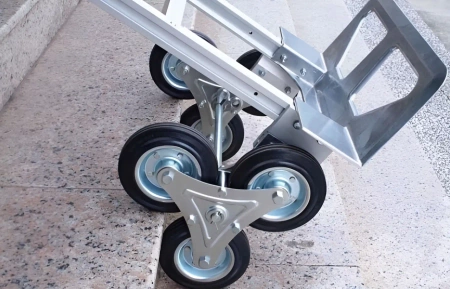 Trójramienne koło schodowe 160 mm / 130 kg do wózka transportowego