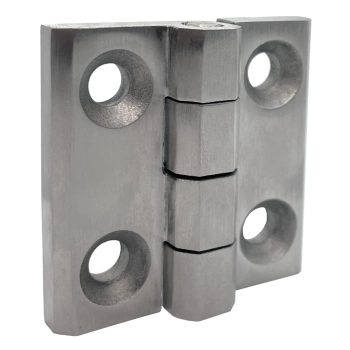 Zawias skrzydełkowy nierdzewny A=40 B=40 l=25, 4-otworowy, INOX