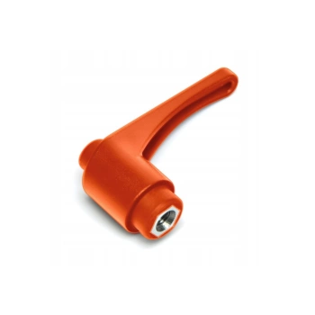 Rękojeść zaciskowa 63mm otwór M12 pomarańczowa
