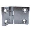 Zawias skrzydełkowy metalowy A=63 B=50, chromowany, 4-otwory, ZnAl