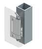 Zawias wewnętrzny 32,5x65mm zagięcie 20mm stal