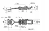 Zatrzask kolankowy regulowany 80–95 mm, stalowy, do drzwi