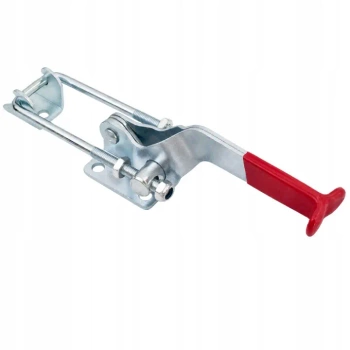 Zatrzask kolankowy nierdzewny regulacja 79-93mm na kłódkę INOX
