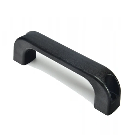 Uchwyt pałąkowy długość 160 mm, rozstaw otworów 140 mm , otwory 8 mm, czarny, poliamid PA6