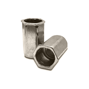 Nitonakrętka nierdzewna sześciokątna M6 50 sztuk INOX