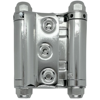 Zawias barowy stalowy 119x75 mm, chromowany, wahadłowy, zawias kowbojski, saloon